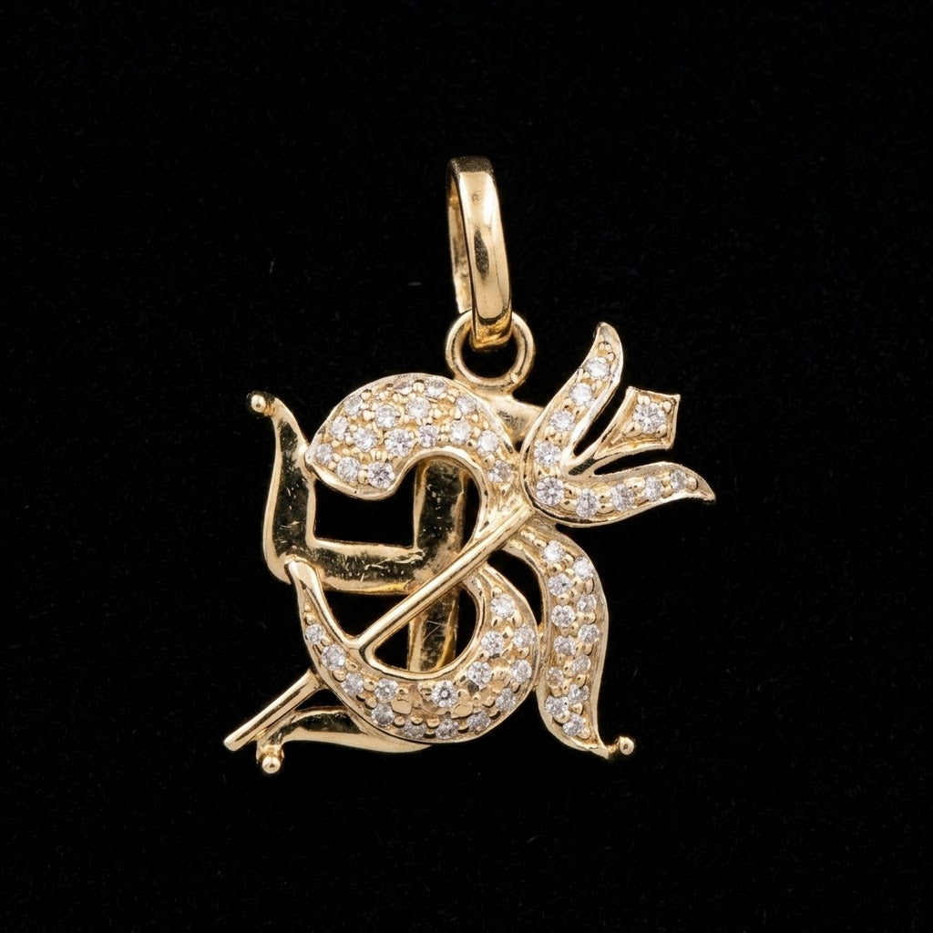 0.22Ct of Locket With the Purity of 18K