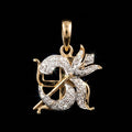 0.4Ct of God Locket with the Purity of18K