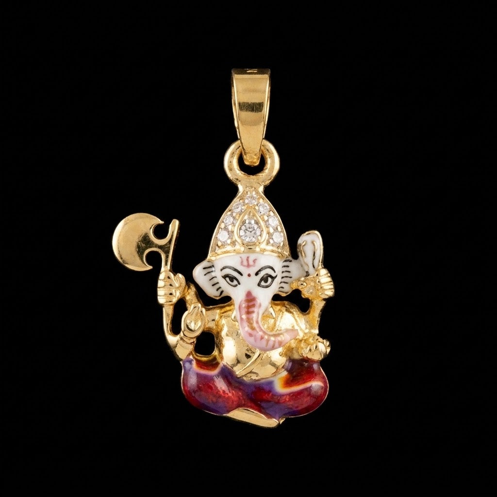0.1Ct of God Locket with the Purity of18K