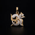 0.45Ct of God Locket with the Purity of18K