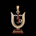 0.7Ct of God Locket with the Purity of18K