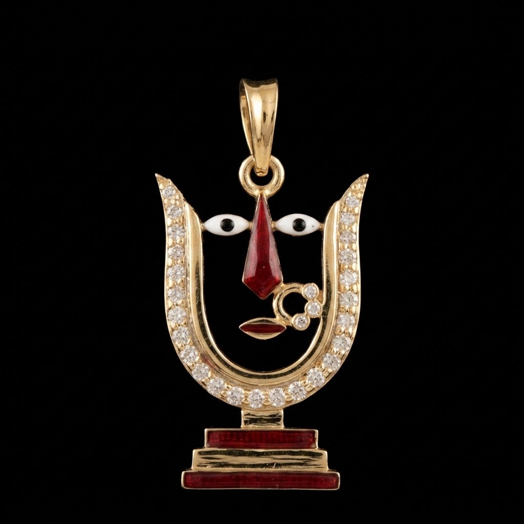 0.7Ct of God Locket with the Purity of18K