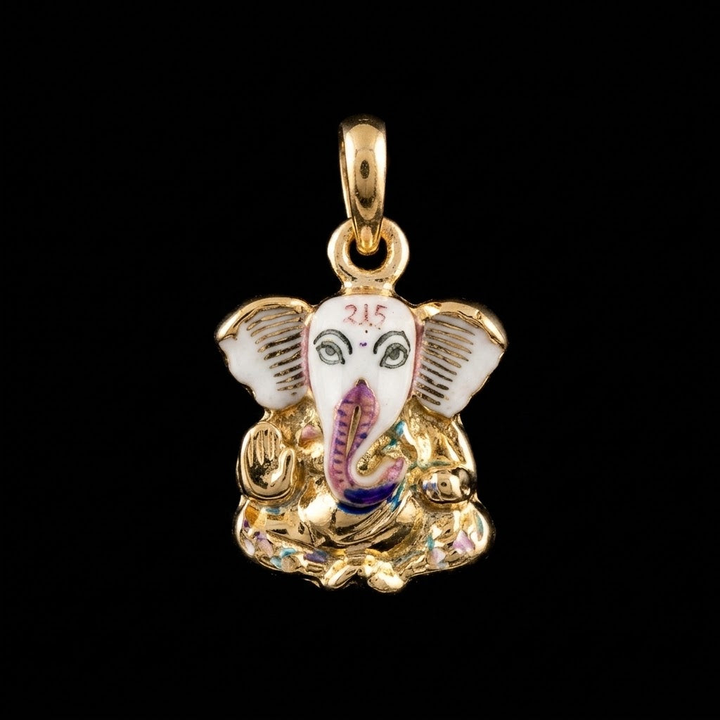 0.1Ct of God Locket with the Purity of18K