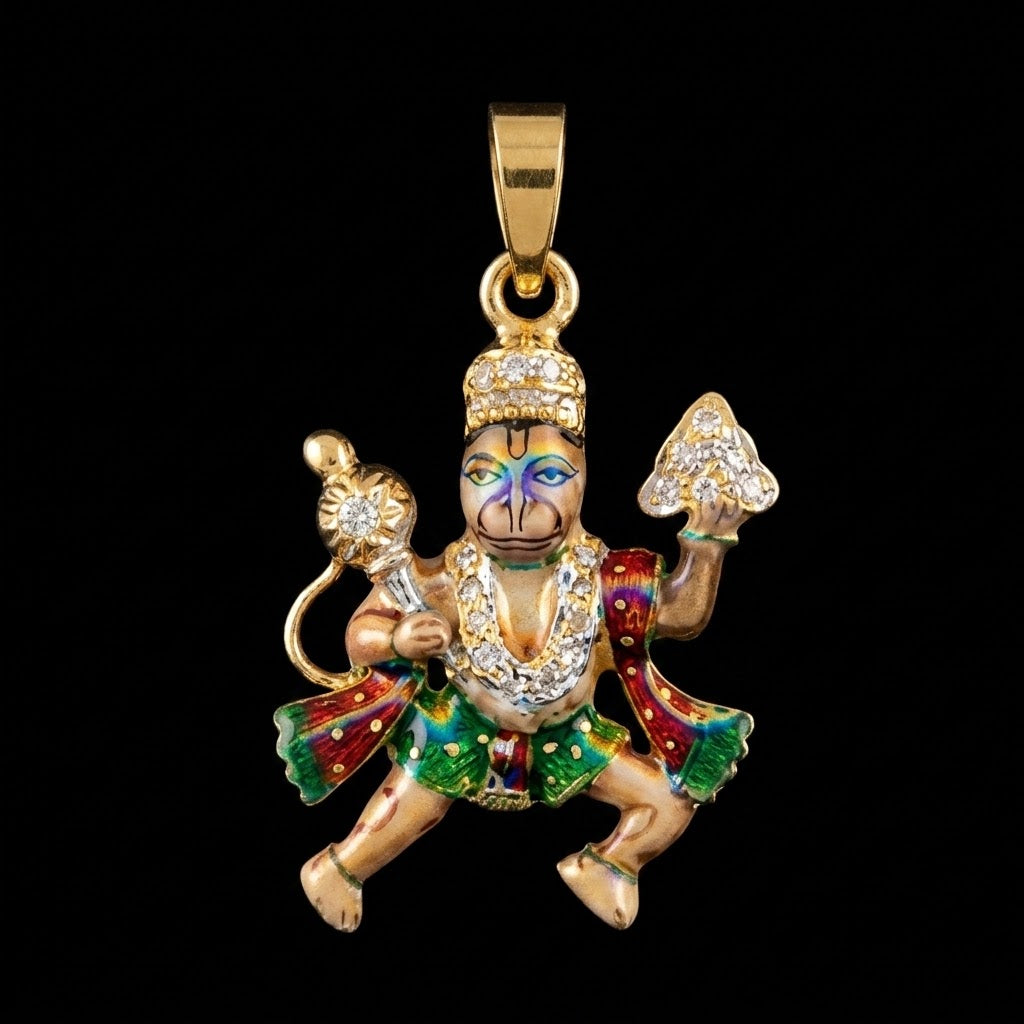 0.35Ct of God Locket with the Purity of18K