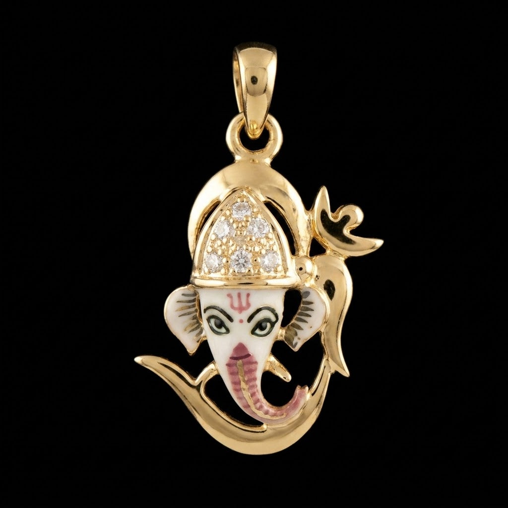 0.2Ct of God Locket with the Purity of18K