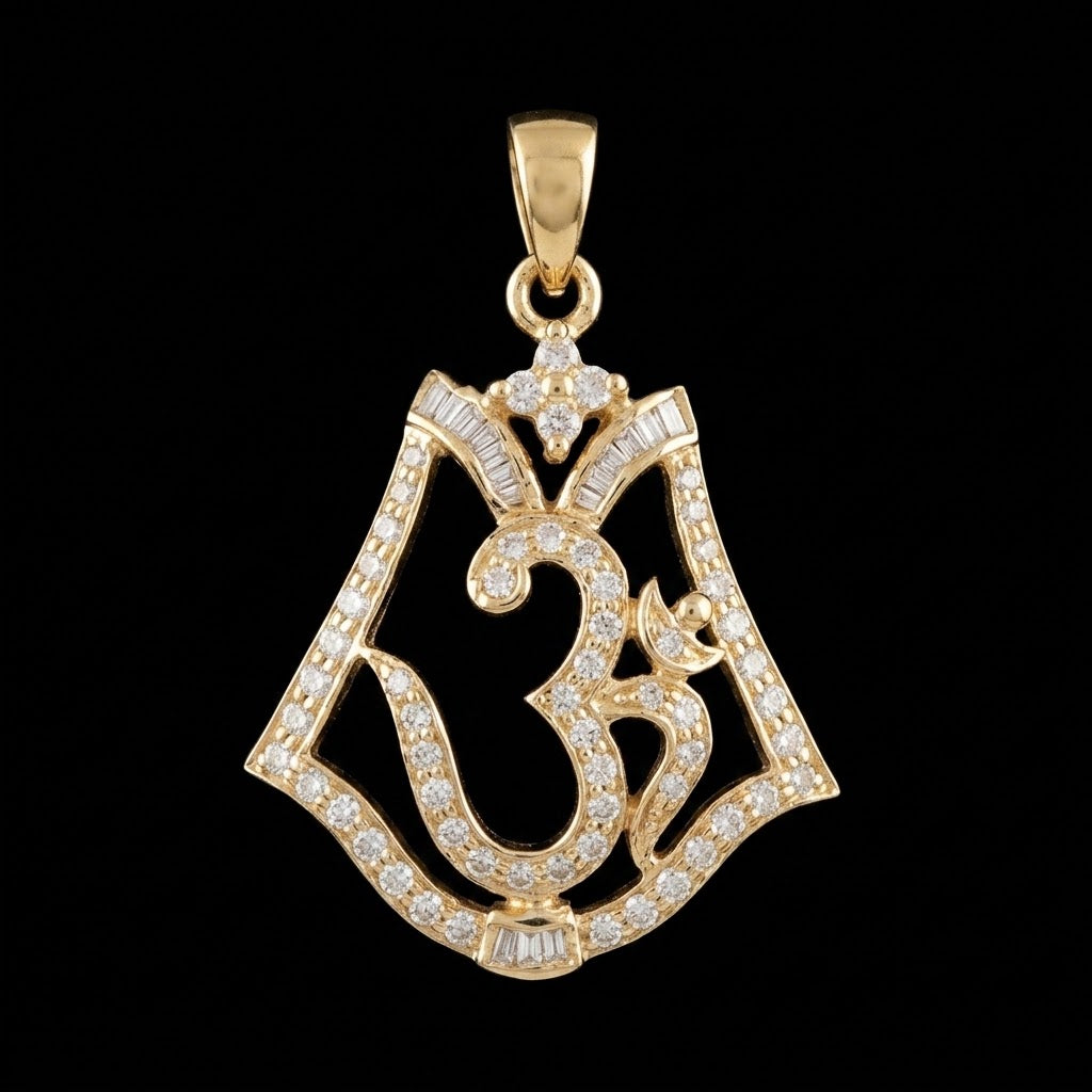 1.2Ct of God Locket with the Purity of18K