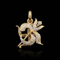 0.45Ct of God Locket with the Purity of18K