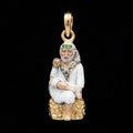 0.1Ct of God Locket with the Purity of18K