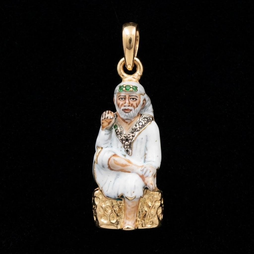 0.1Ct of God Locket with the Purity of18K