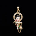 0.3Ct of God Locket with the Purity of18K