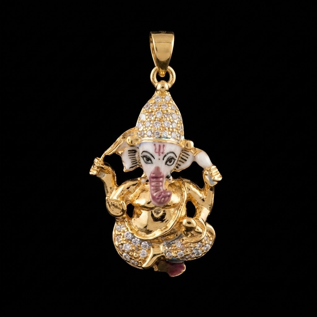 0.5Ct of God Locket with the Purity of18K