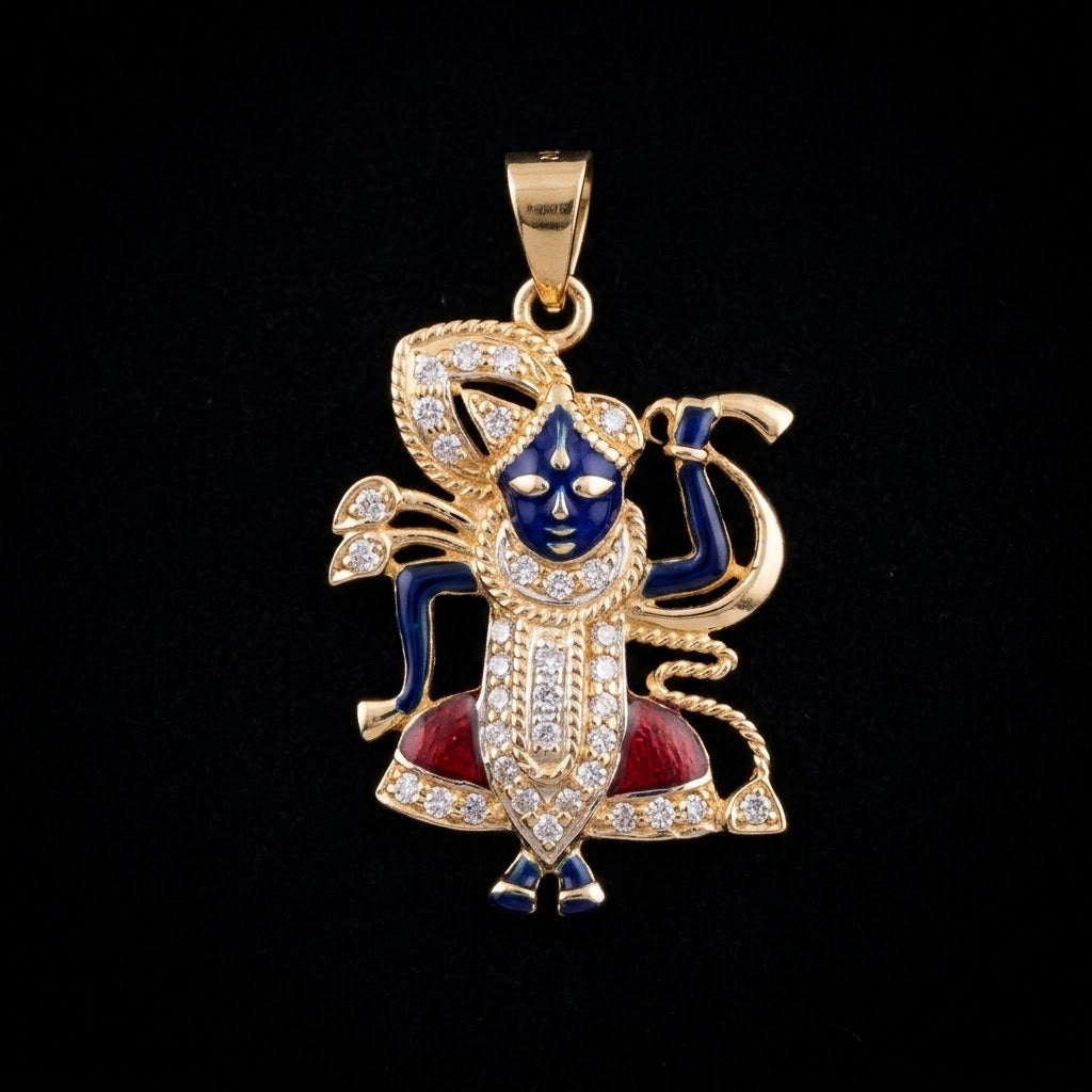 0.4Ct of God Locket with the Purity of18K