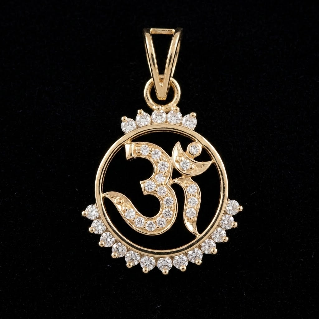 0.8Ct of God Locket with the Purity of18K