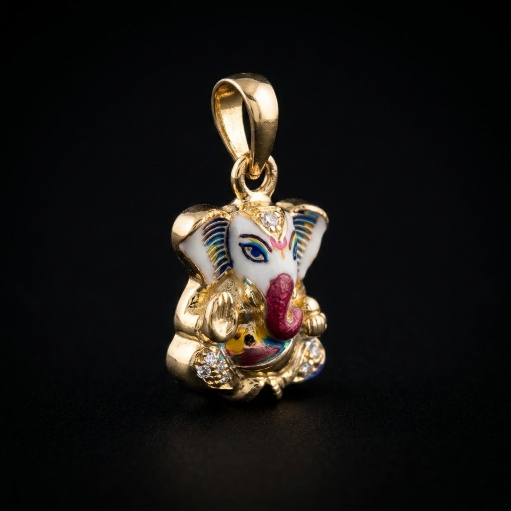 0.1Ct of God Locket with the Purity of18K