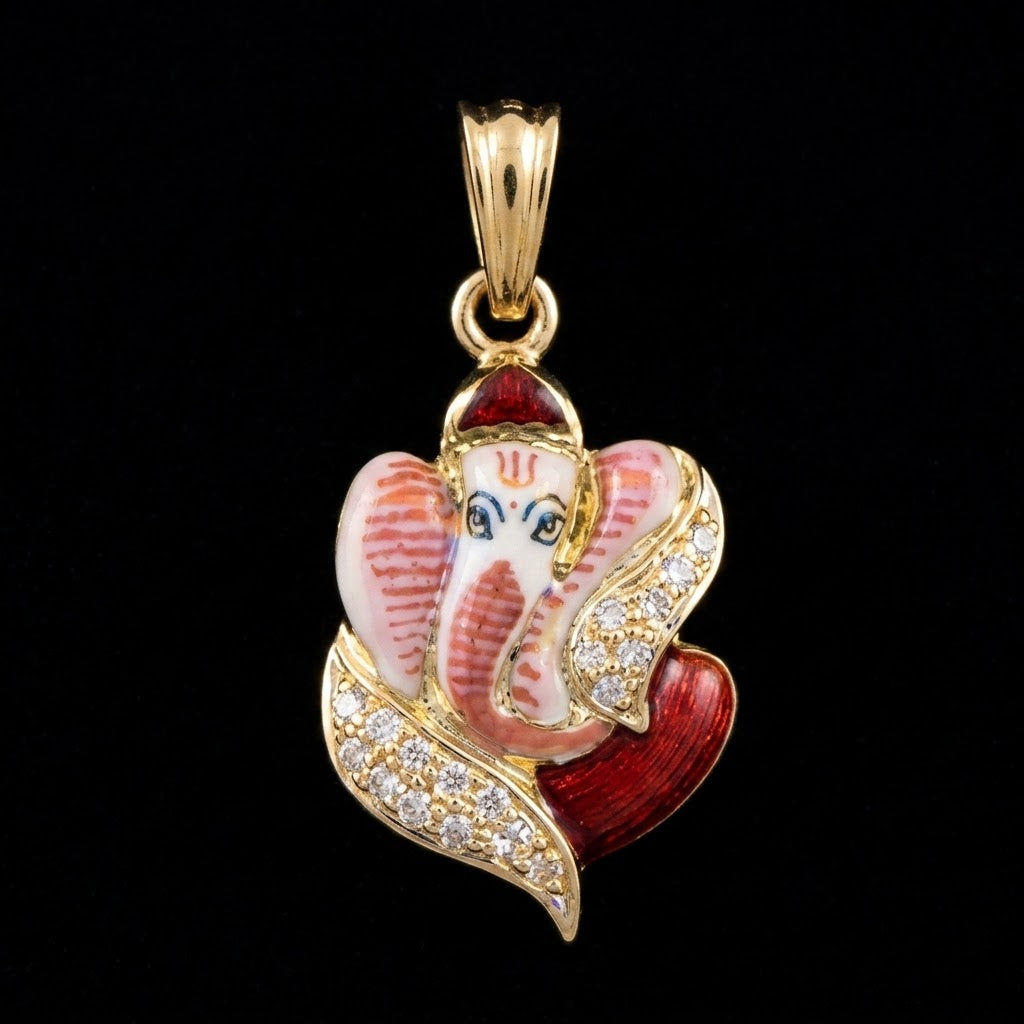 0.3Ct of God Locket with the Purity of18K