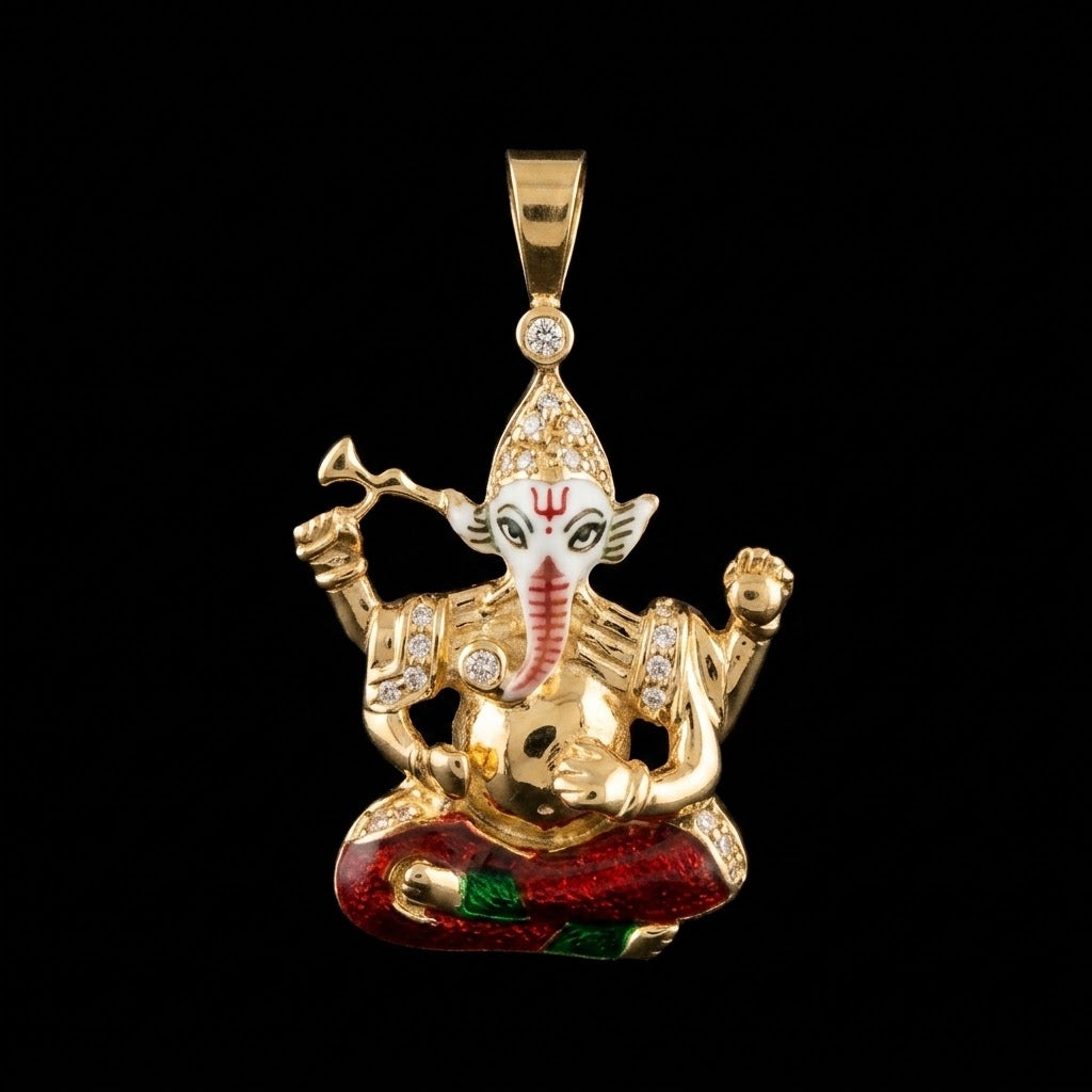 0.2Ct of God Locket with the Purity of18K