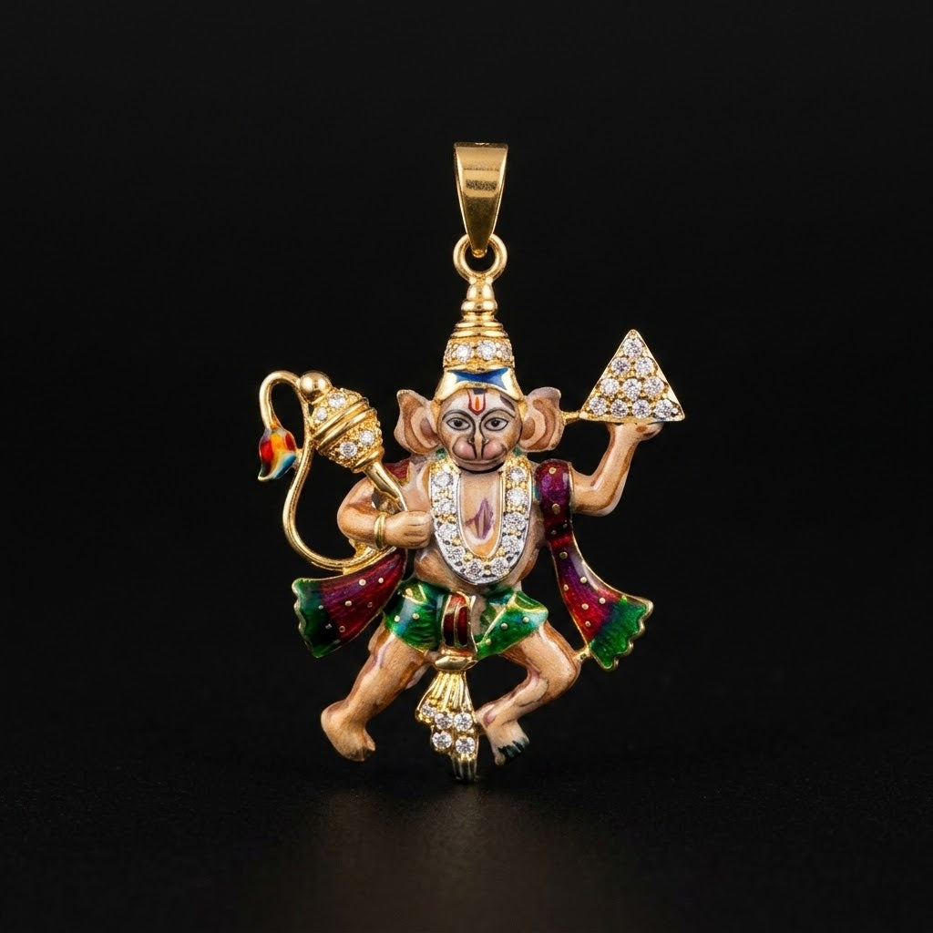 0.4Ct of God Locket with the Purity of18K