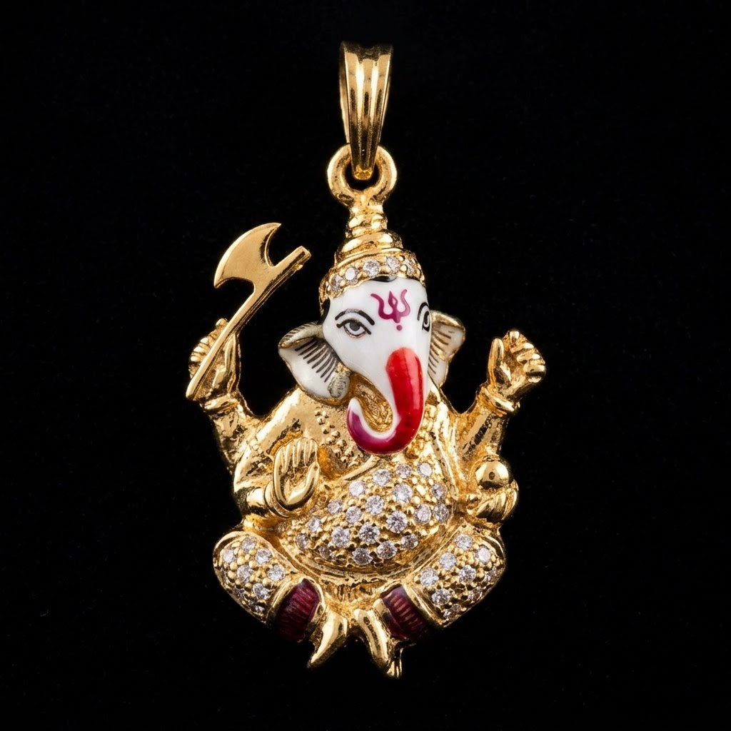 0.4Ct of God Locket with the Purity of18K