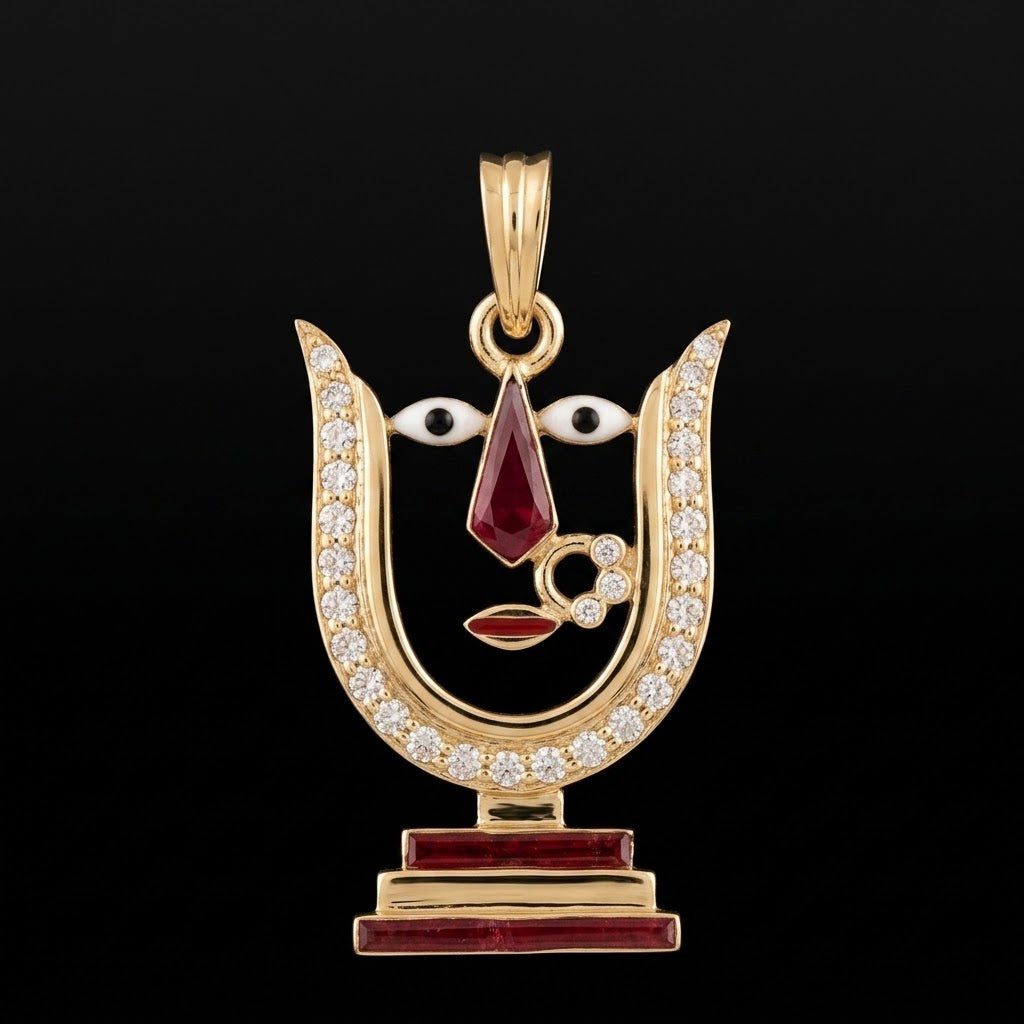 0.7Ct of God Locket with the Purity of18K
