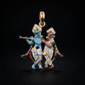 0.5Ct of God Locket with the Purity of18K