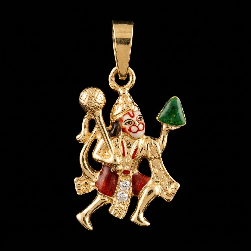 0.22Ct of God Locket with the Purity of18K