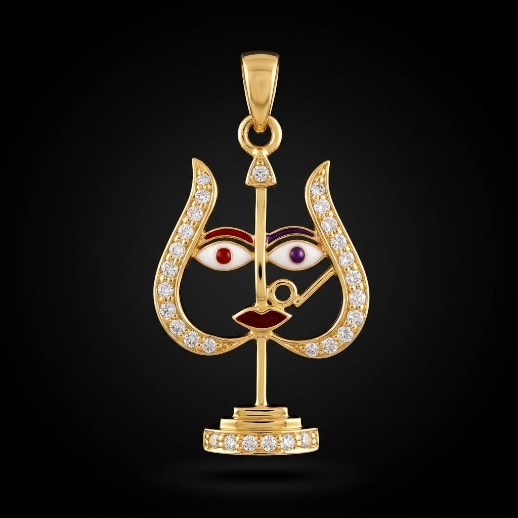 0.5Ct of God Locket with the Purity of18K