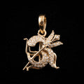 0.5Ct of God Locket with the Purity of18K