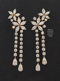6.36Ct Necklace Earrings Purity of 14K