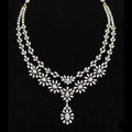 25.87 Ct of NECKLACE of Small Round Shaped Diamonds  14K